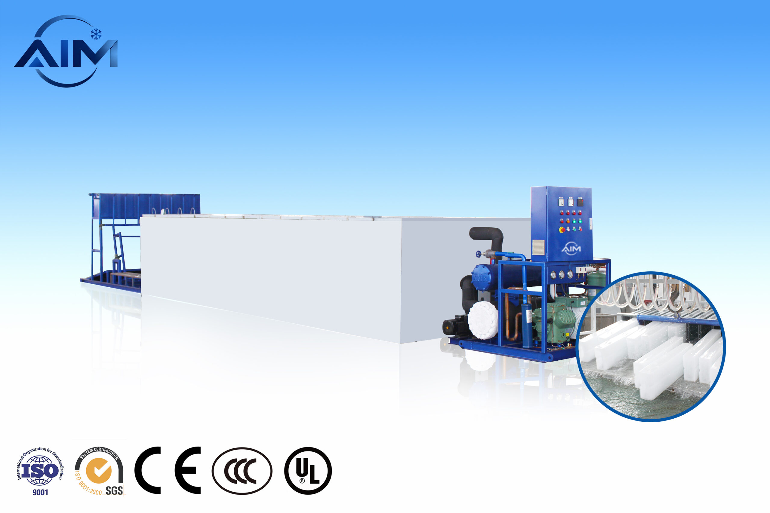 Brine Cooling Tech refrigeration equipment from AIM Refrigeration