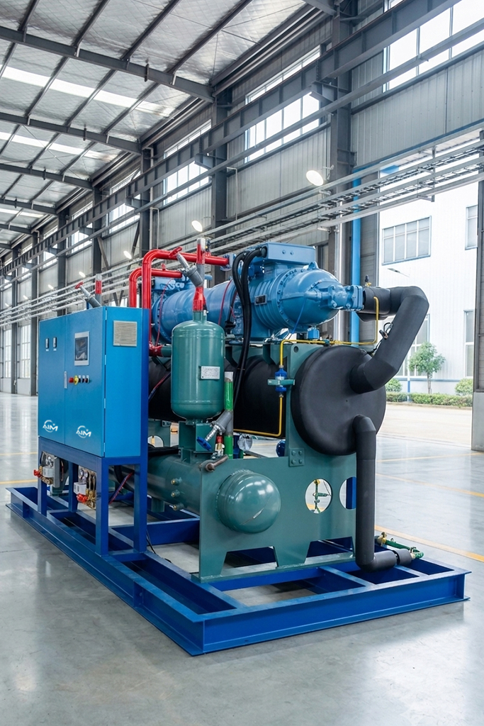AIM Refrigeration industrial ice machines, chillers, cold rooms and snow systems