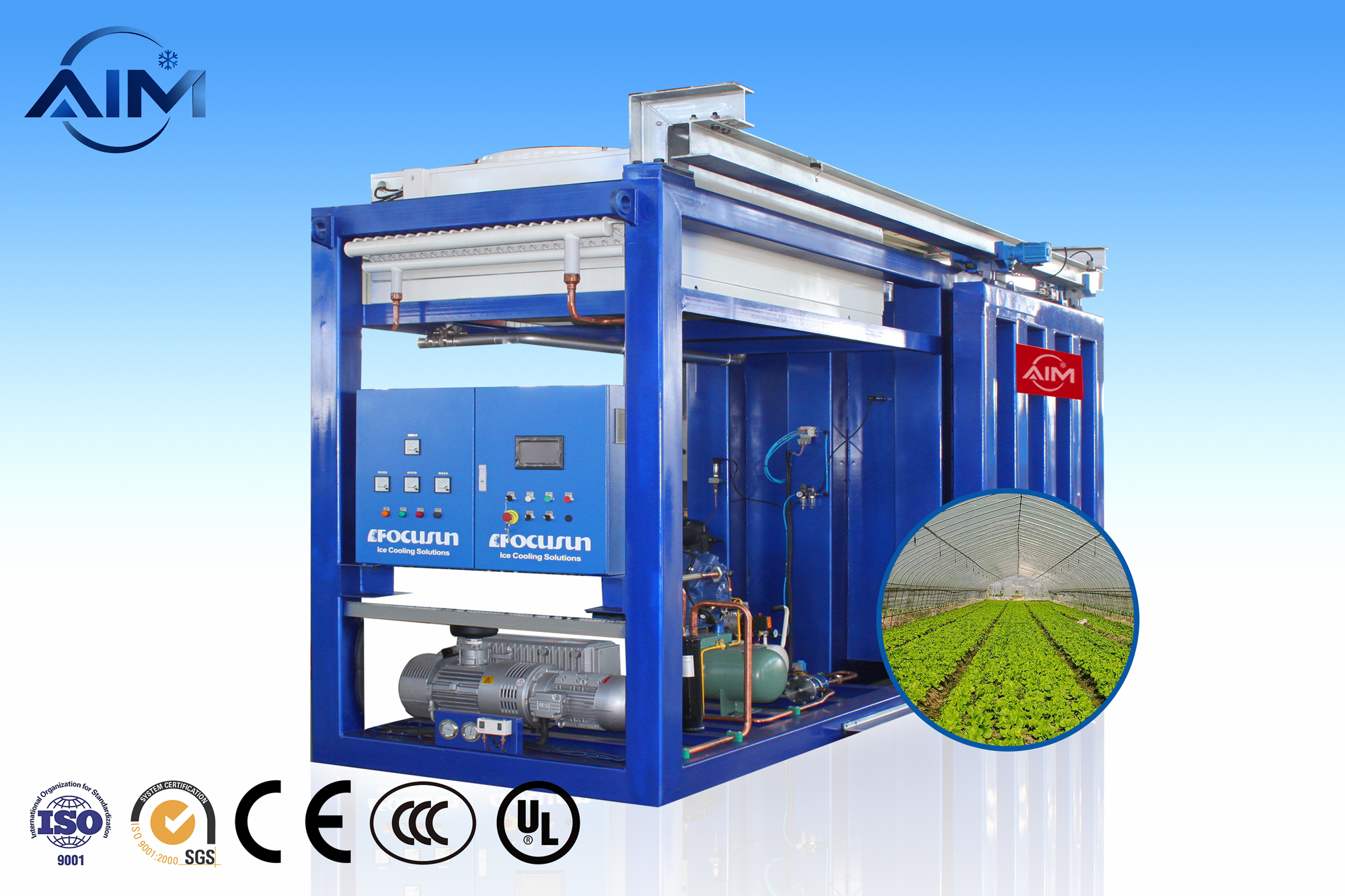 AV-10E vacuum cooler for fresh produce and flower pre-cooling