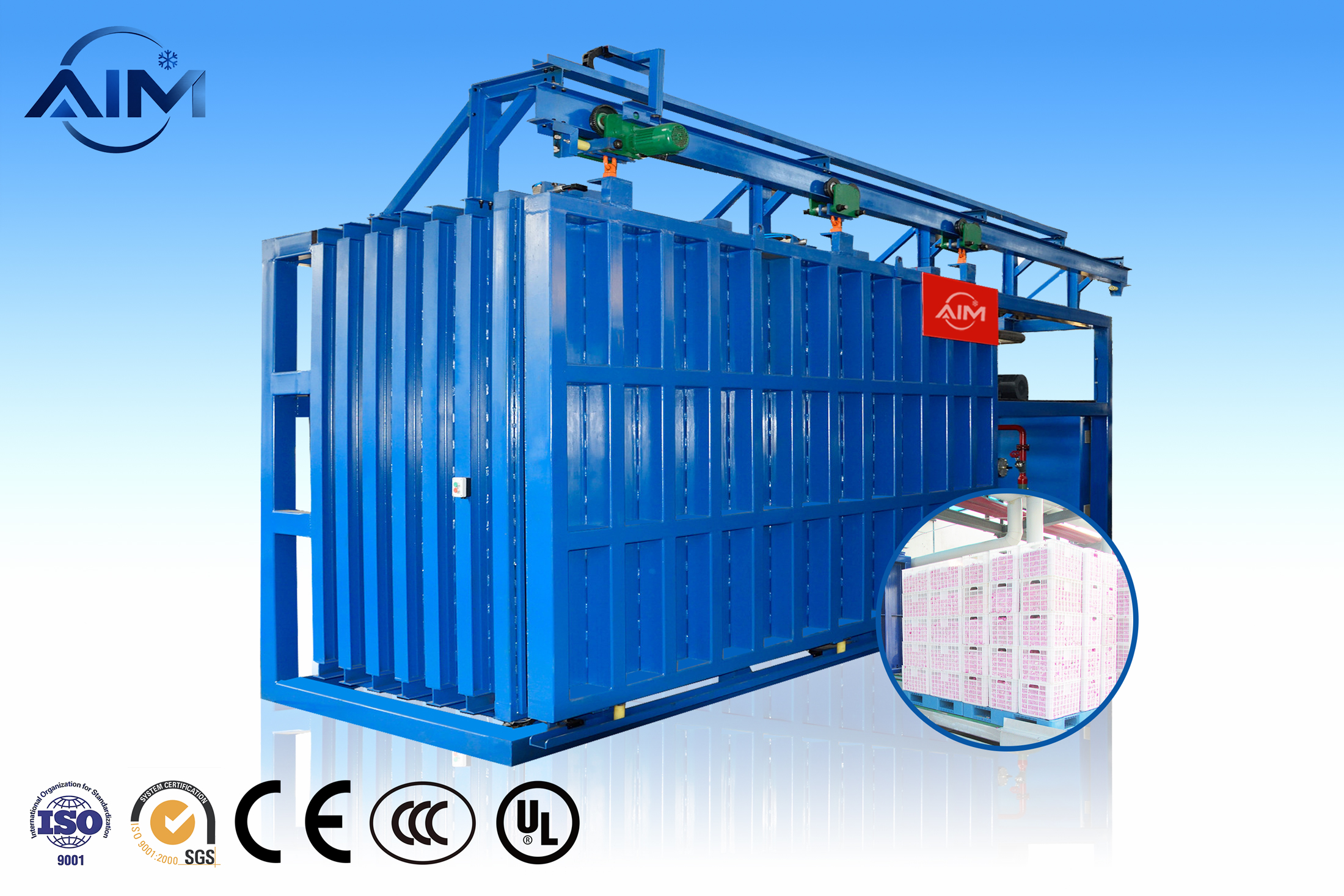 AV-12E vacuum cooler for fresh produce and flower pre-cooling