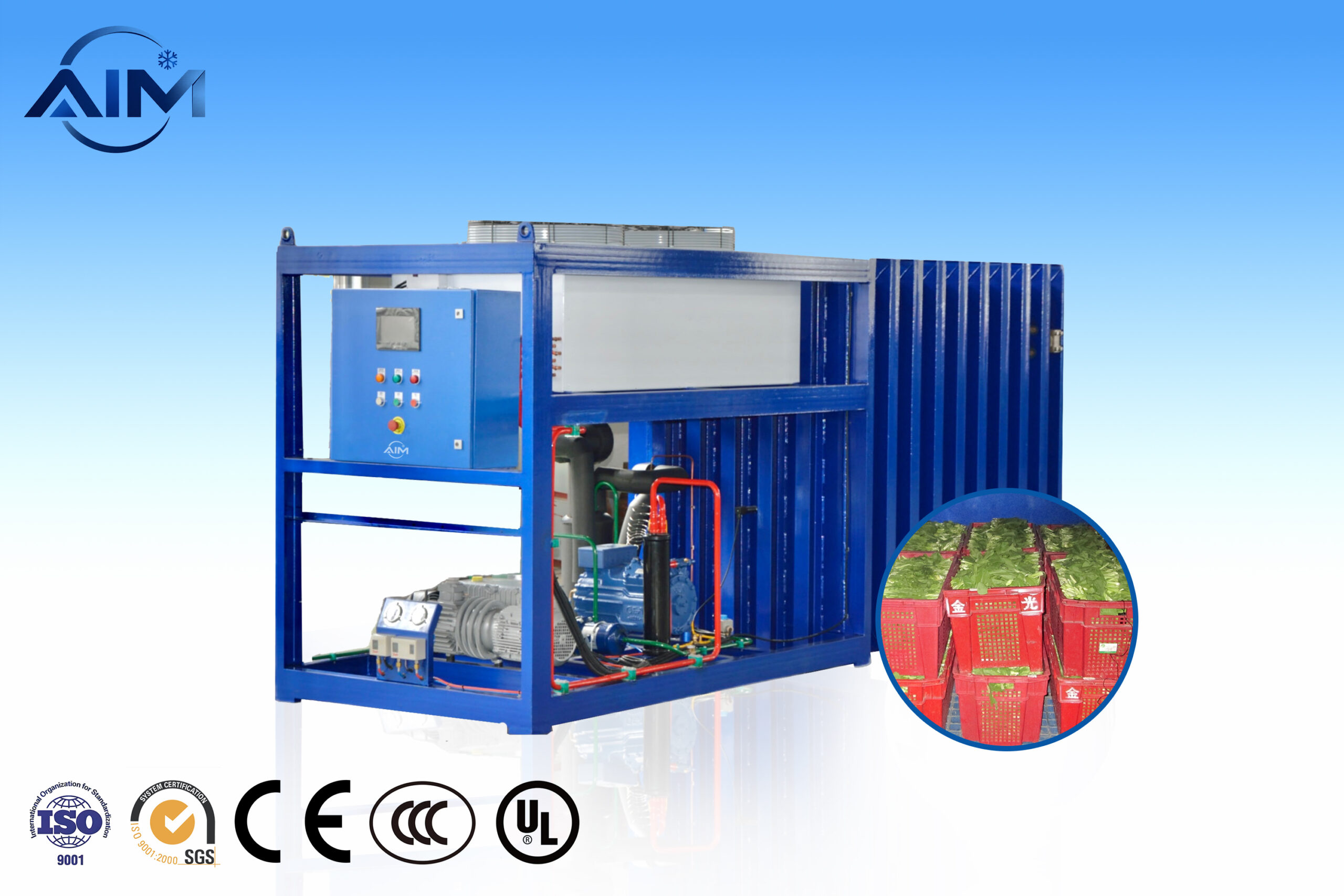 AV-06W vacuum cooler for fresh produce and flower pre-cooling