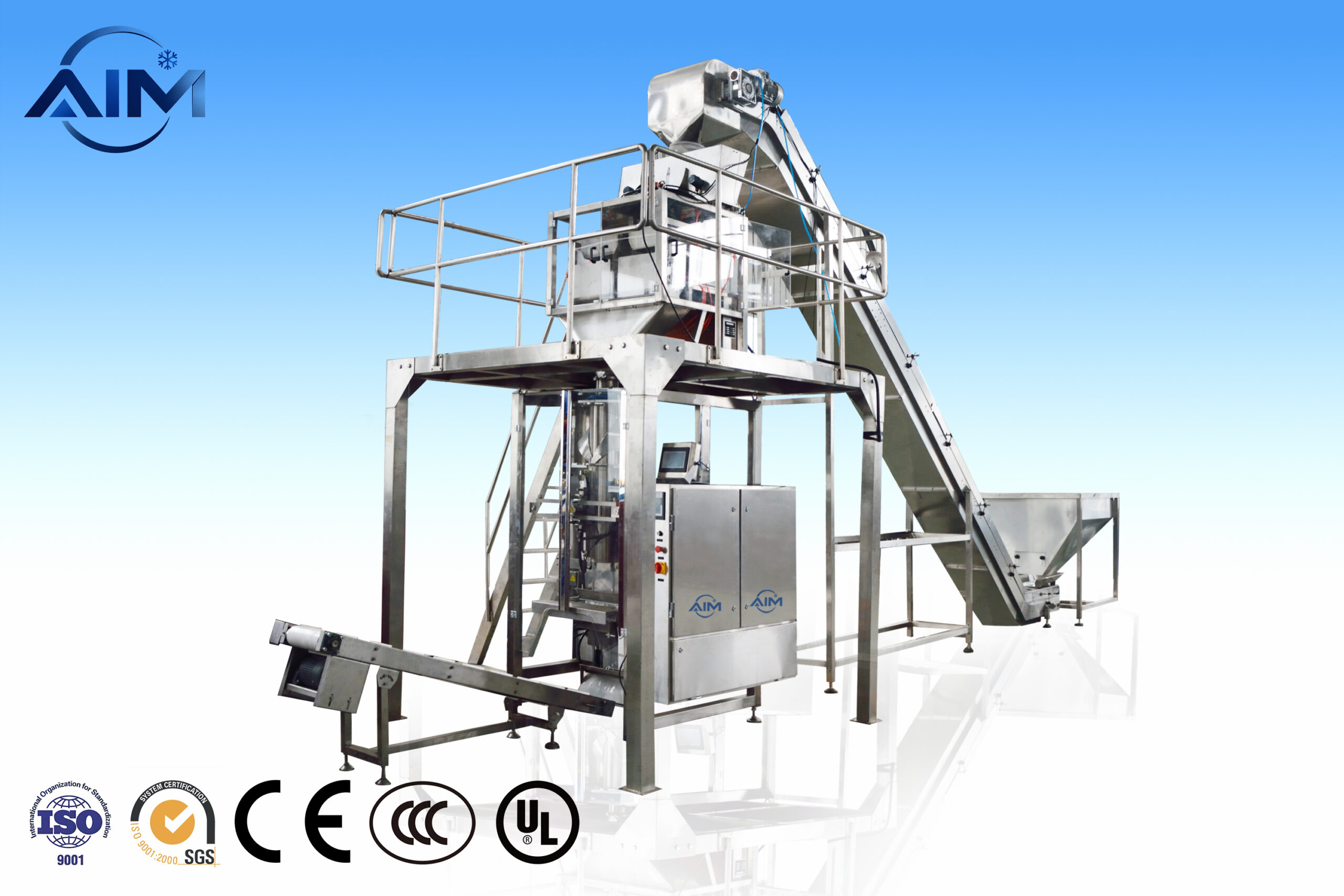 automatic ice packing and bagging equipment